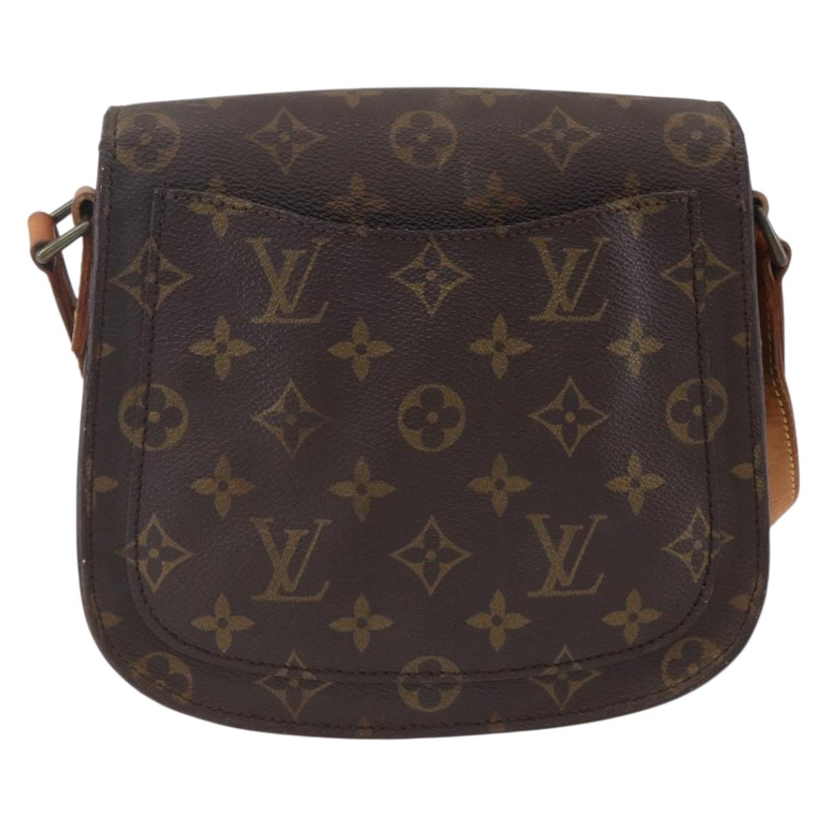 LOUIS VUITTON Monogram Saint Cloud MM Shoulder Bag M51243 LV Auth BA8277