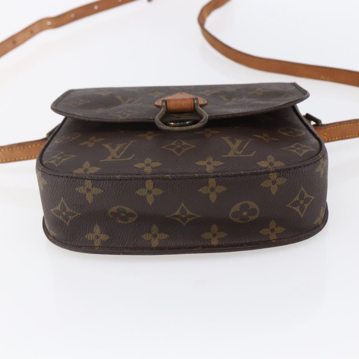 LOUIS VUITTON Monogram Saint Cloud MM Shoulder Bag M51243 LV Auth BA8277