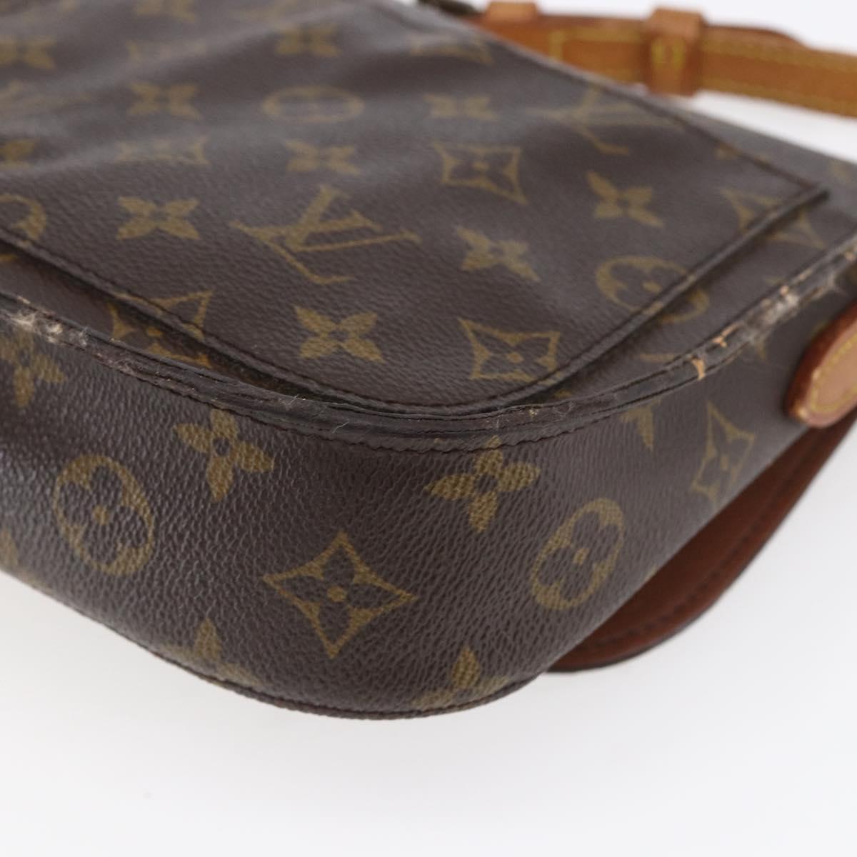 LOUIS VUITTON Monogram Saint Cloud MM Shoulder Bag M51243 LV Auth BA8279