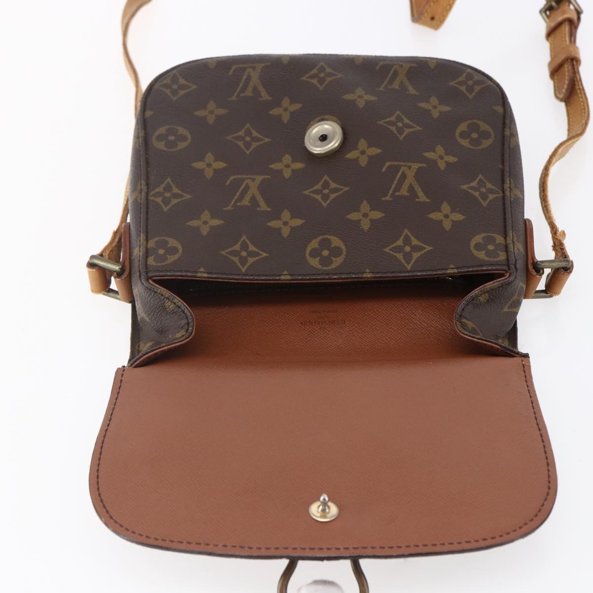 LOUIS VUITTON Monogram Saint Cloud MM Shoulder Bag M51243 LV Auth BA8279