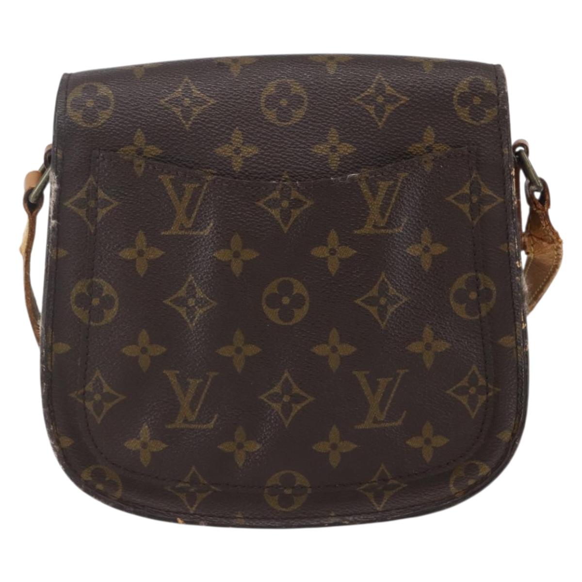 LOUIS VUITTON Monogram Saint Cloud MM Shoulder Bag M51243 LV Auth BA8279