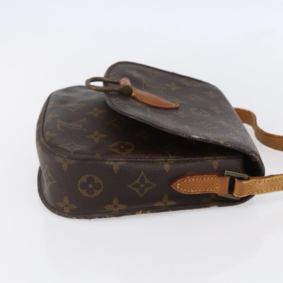 LOUIS VUITTON Monogram Saint Cloud MM Shoulder Bag M51243 LV Auth BA8279