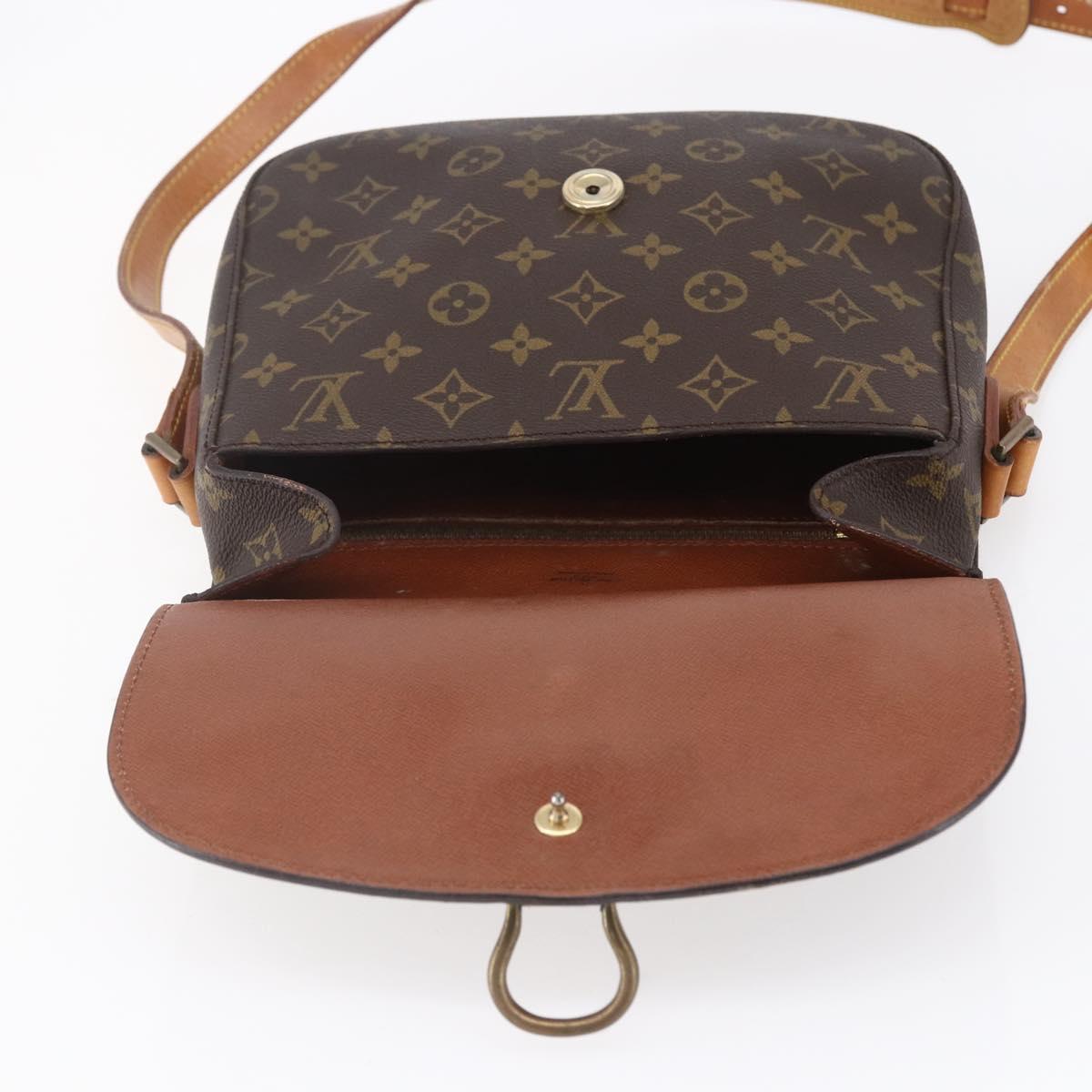LOUIS VUITTON Monogram Saint Cloud GM Shoulder Bag M51242 LV Auth BA8280