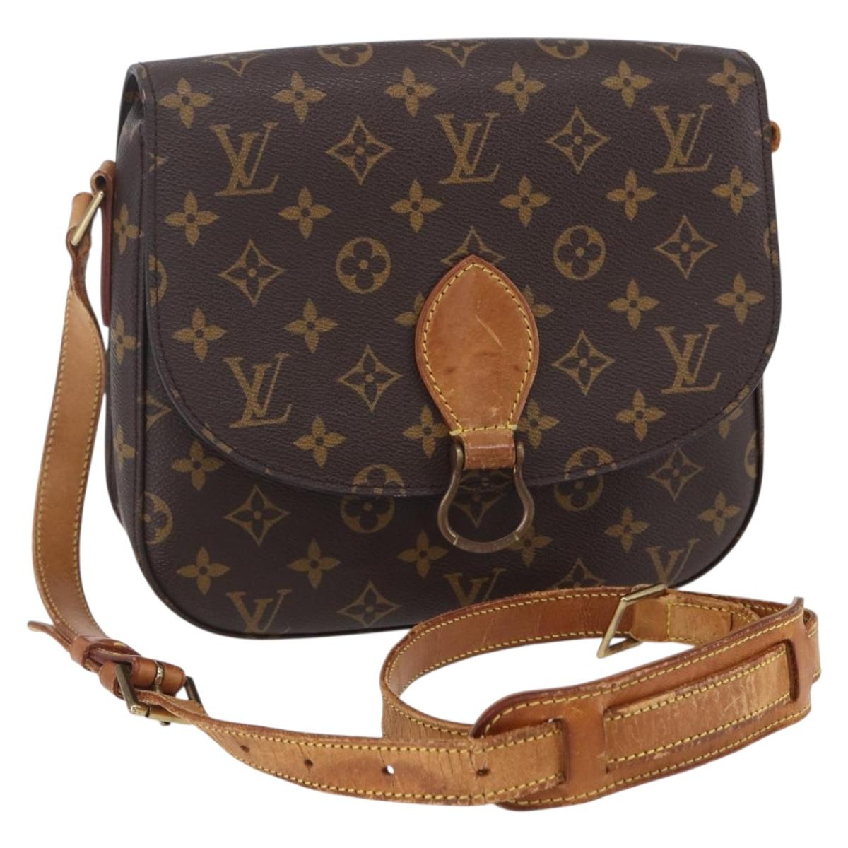 LOUIS VUITTON Monogram Saint Cloud GM Shoulder Bag M51242 LV Auth BA8281