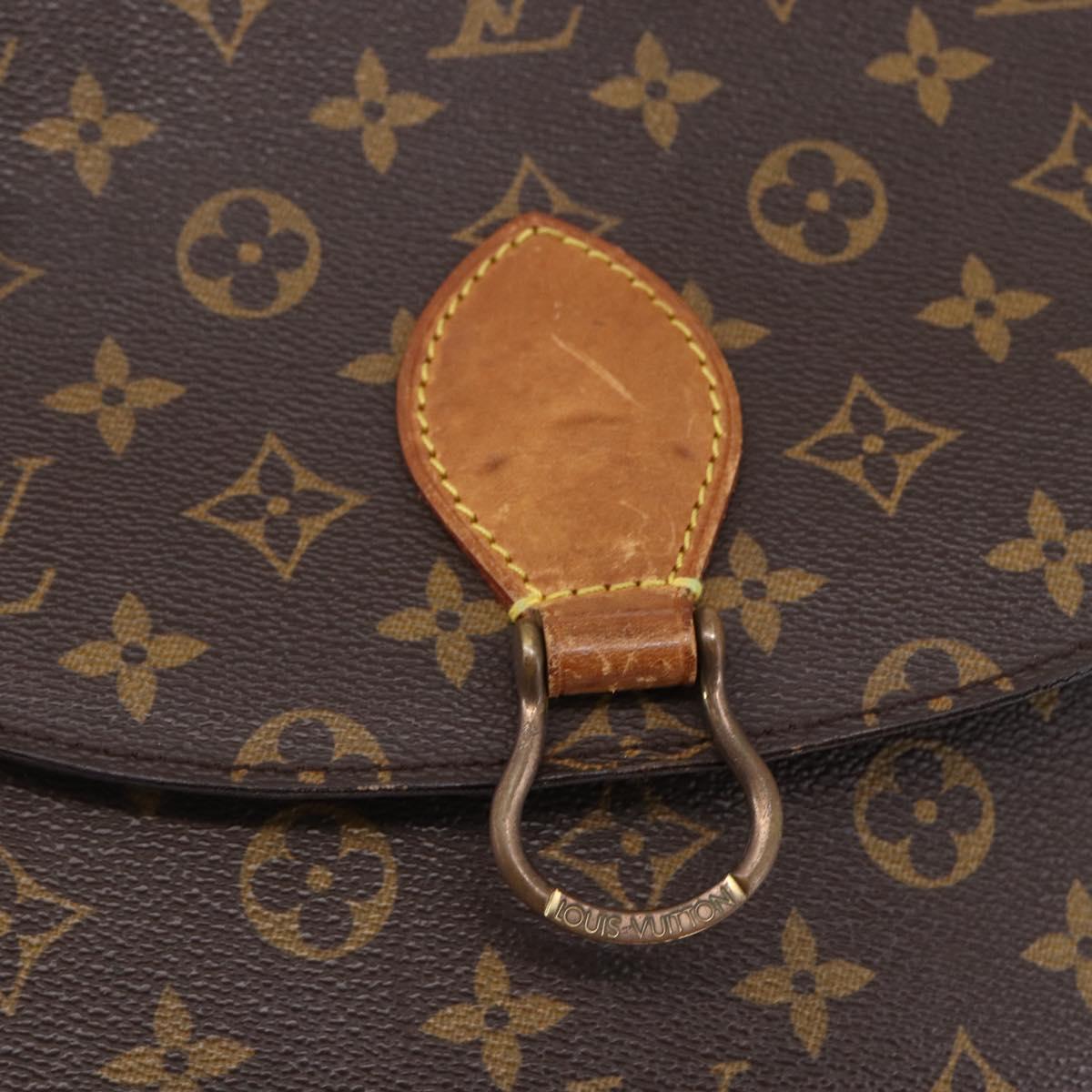 LOUIS VUITTON Monogram Saint Cloud GM Shoulder Bag M51242 LV Auth BA8281