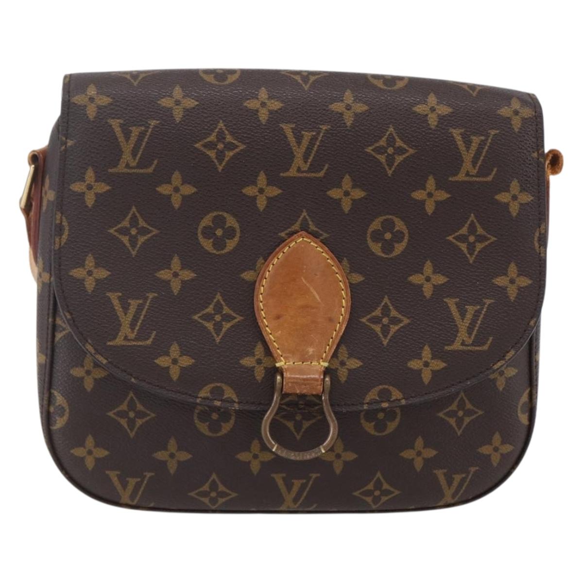 LOUIS VUITTON Monogram Saint Cloud GM Shoulder Bag M51242 LV Auth BA8281