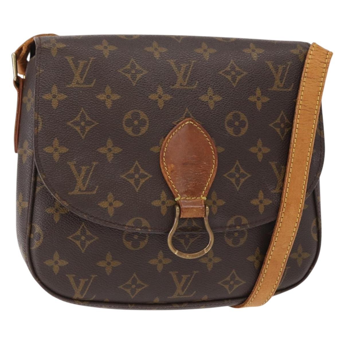 LOUIS VUITTON Monogram Saint Cloud GM Shoulder Bag M51242 LV Auth BA8283