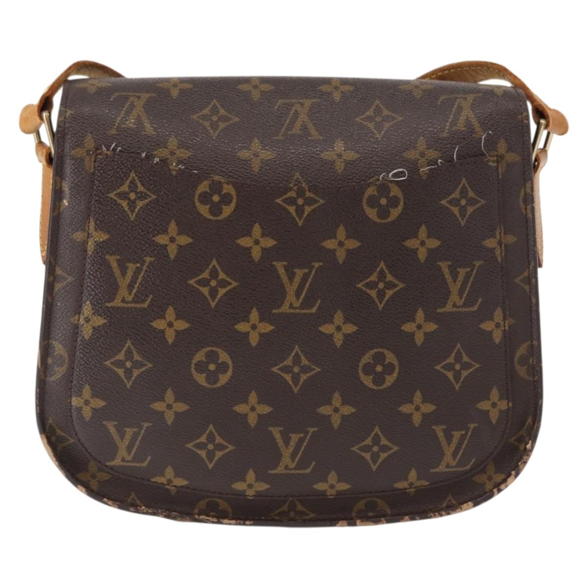LOUIS VUITTON Monogram Saint Cloud GM Shoulder Bag M51242 LV Auth BA8283