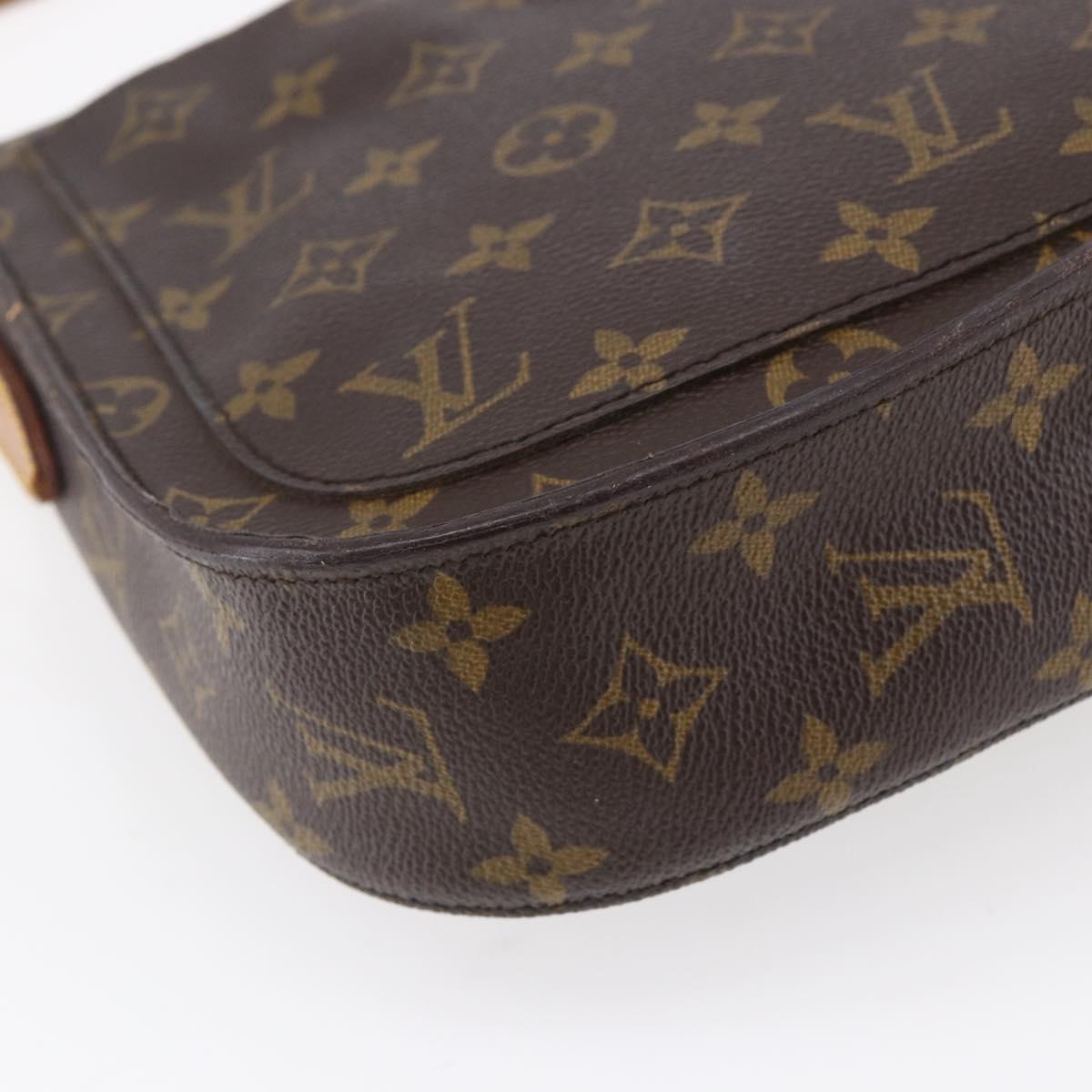 LOUIS VUITTON Monogram Saint Cloud GM Shoulder Bag M51242 LV Auth BA8284