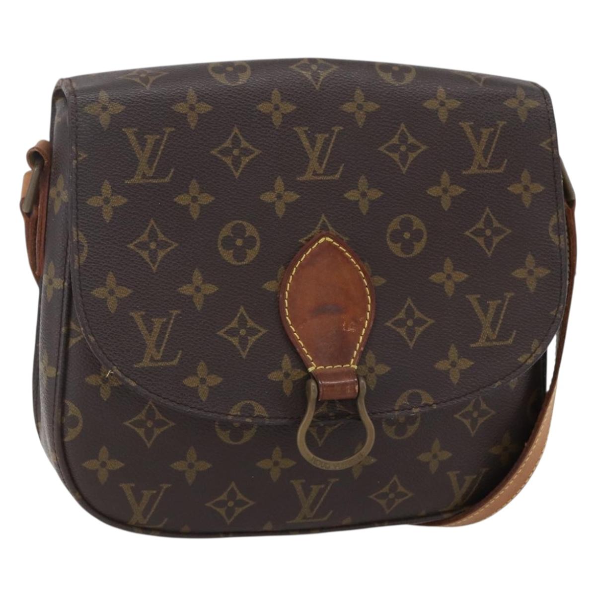 LOUIS VUITTON Monogram Saint Cloud GM Shoulder Bag M51242 LV Auth BA8285