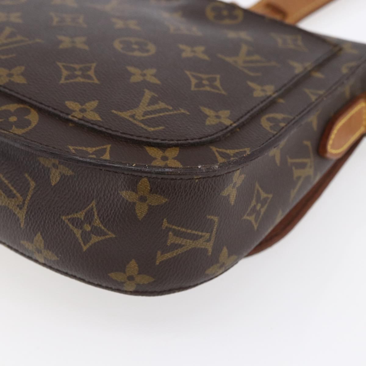 LOUIS VUITTON Monogram Saint Cloud GM Shoulder Bag M51242 LV Auth BA8285