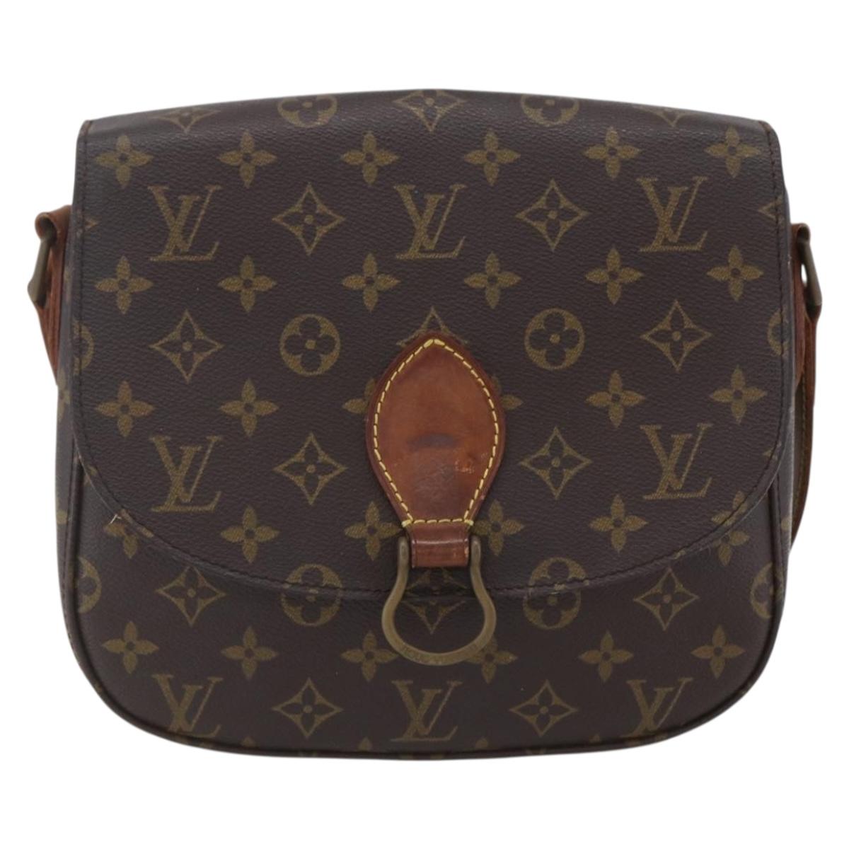 LOUIS VUITTON Monogram Saint Cloud GM Shoulder Bag M51242 LV Auth BA8285