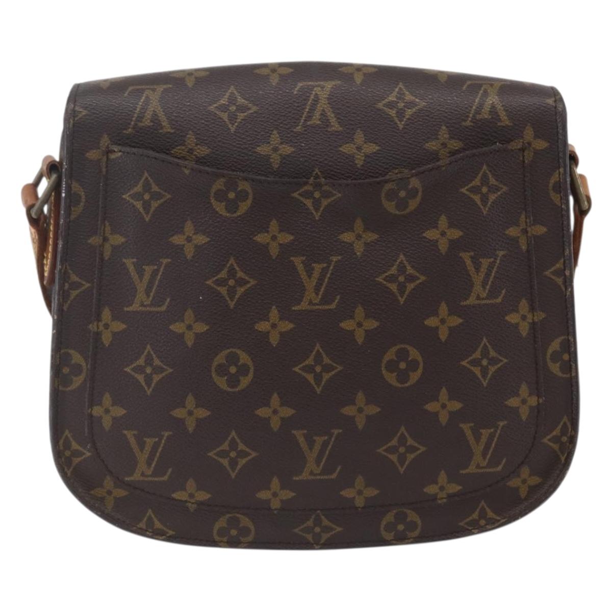 LOUIS VUITTON Monogram Saint Cloud GM Shoulder Bag M51242 LV Auth BA8285