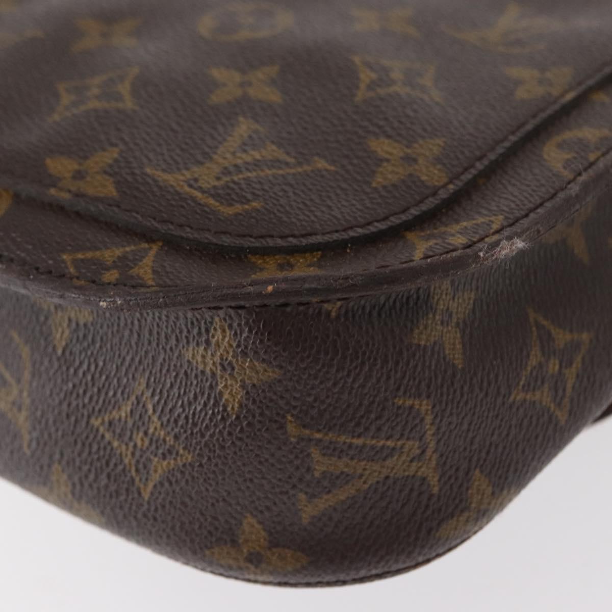 LOUIS VUITTON Monogram Saint Cloud GM Shoulder Bag M51242 LV Auth BA8286