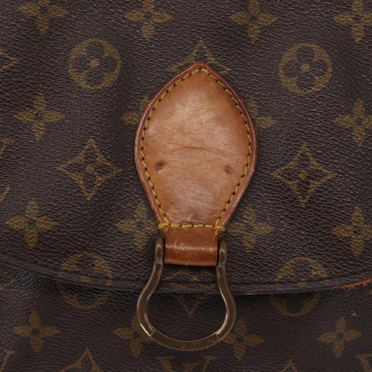 LOUIS VUITTON Monogram Saint Cloud GM Shoulder Bag M51242 LV Auth BA8286