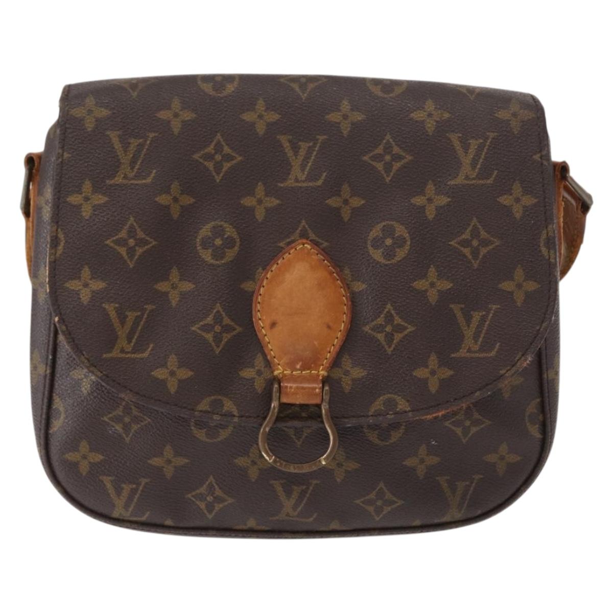 LOUIS VUITTON Monogram Saint Cloud GM Shoulder Bag M51242 LV Auth BA8286