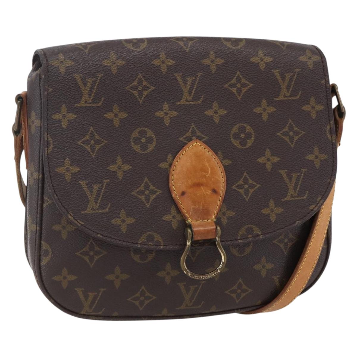 LOUIS VUITTON Monogram Saint Cloud GM Shoulder Bag M51242 LV Auth BA8287