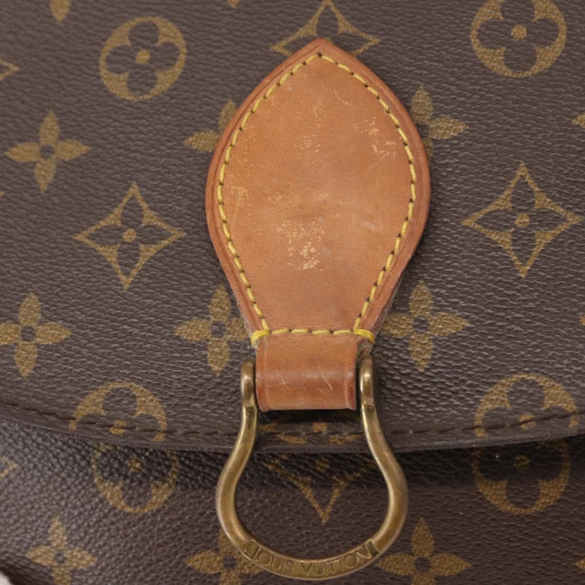 LOUIS VUITTON Monogram Saint Cloud GM Shoulder Bag M51242 LV Auth BA8289