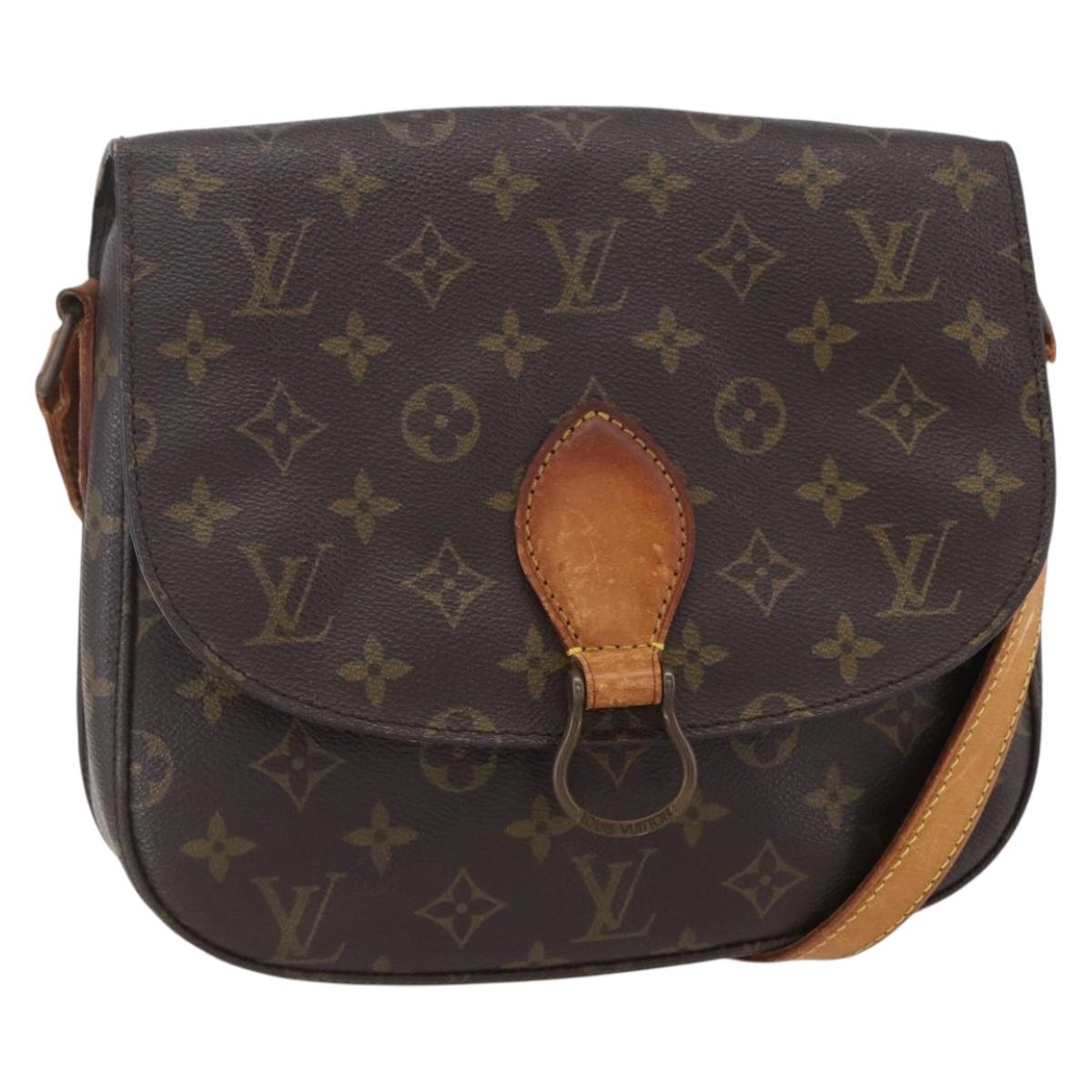 LOUIS VUITTON Monogram Saint Cloud GM Shoulder Bag M51242 LV Auth BA8290