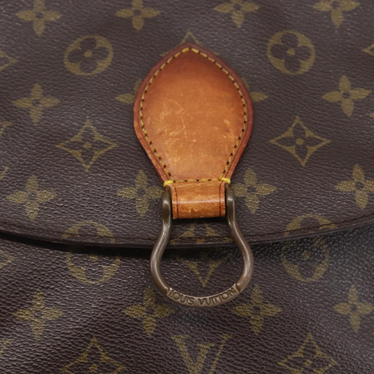 LOUIS VUITTON Monogram Saint Cloud GM Shoulder Bag M51242 LV Auth BA8290
