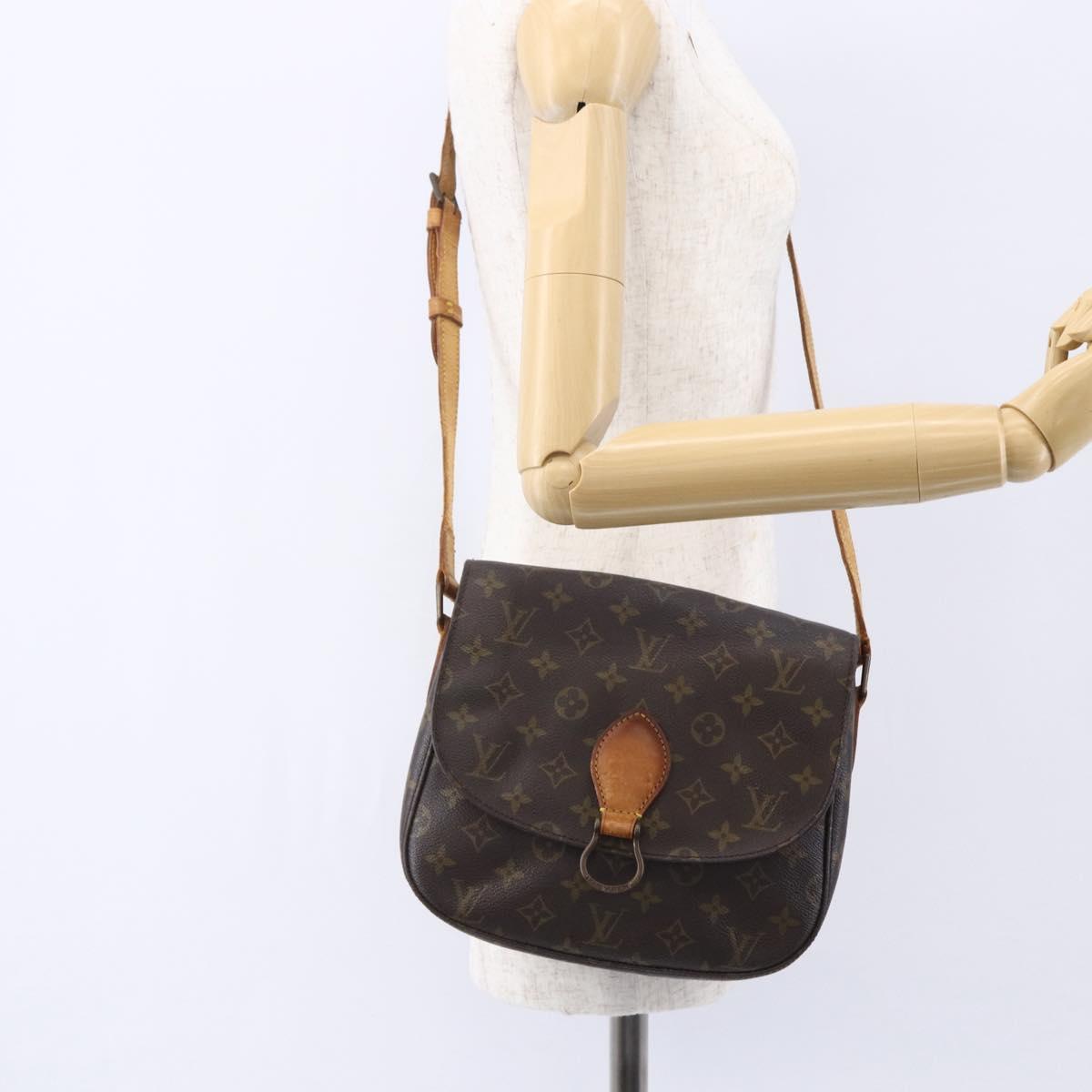 LOUIS VUITTON Monogram Saint Cloud GM Shoulder Bag M51242 LV Auth BA8290