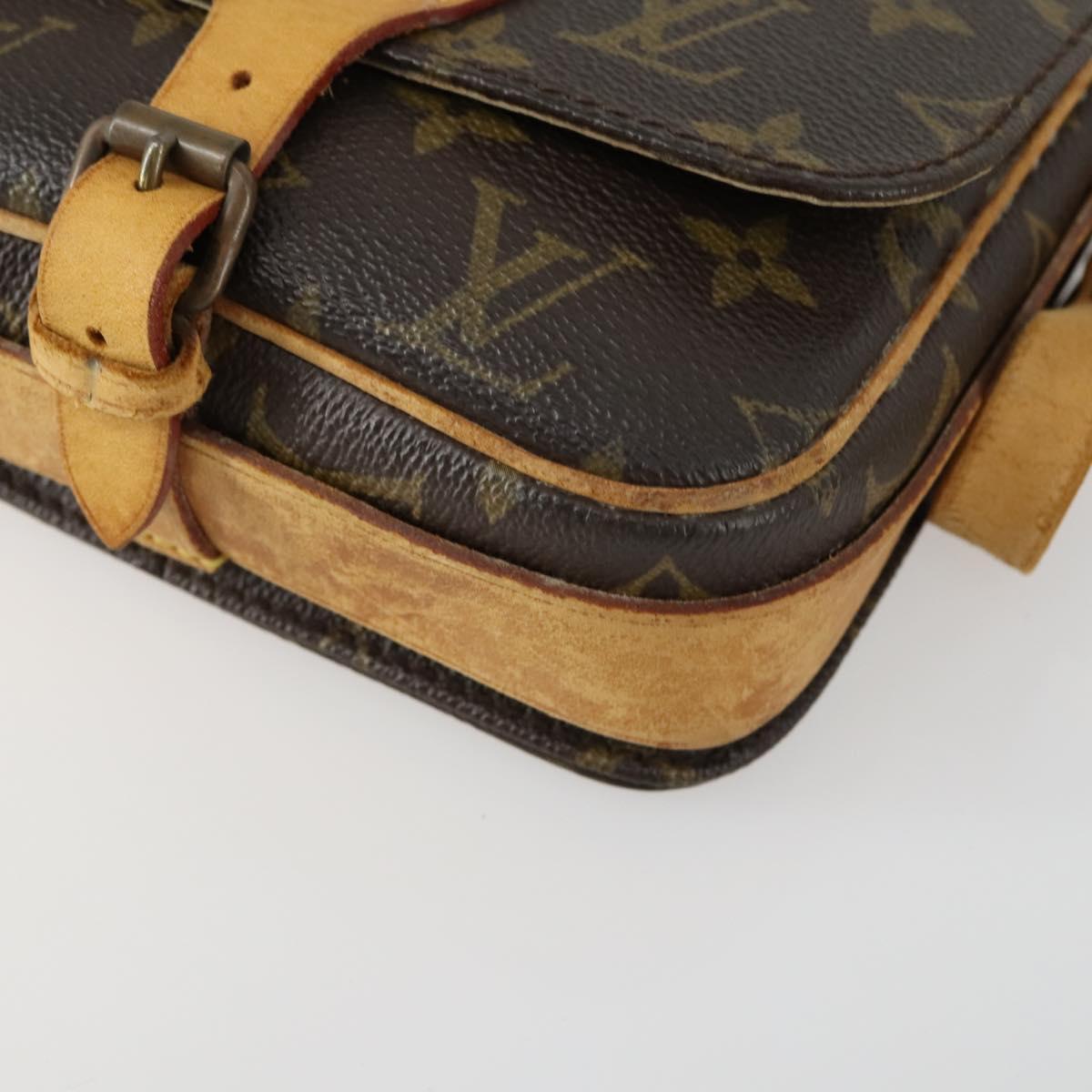 LOUIS VUITTON Monogram Cartouchiere PM Shoulder Bag M51254 LV Auth BA8292