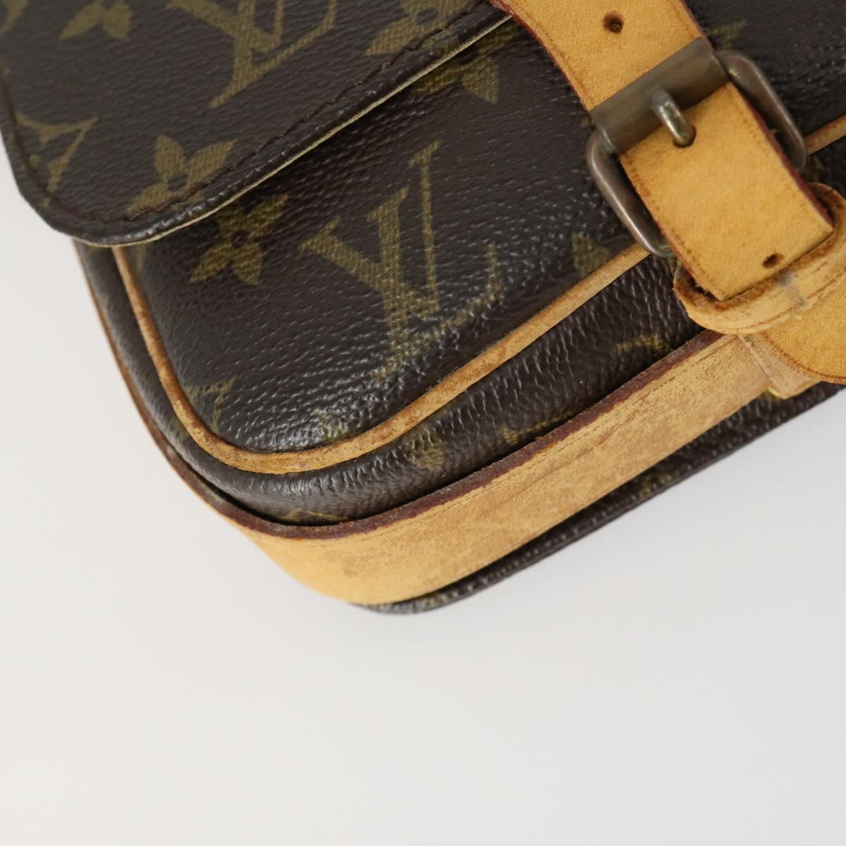 LOUIS VUITTON Monogram Cartouchiere PM Shoulder Bag M51254 LV Auth BA8292