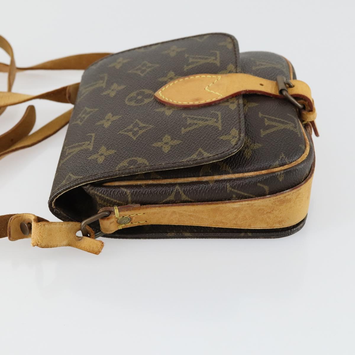 LOUIS VUITTON Monogram Cartouchiere PM Shoulder Bag M51254 LV Auth BA8292