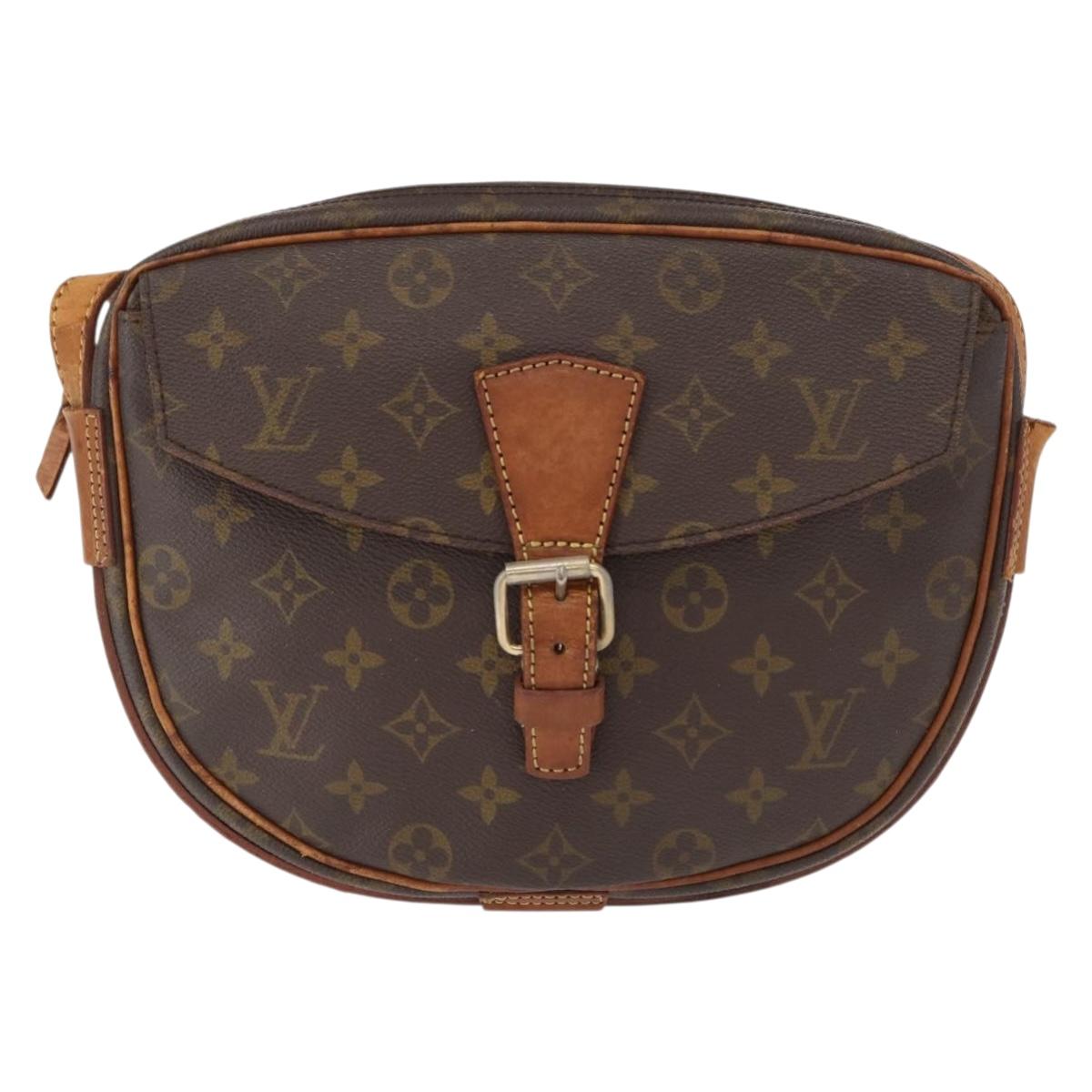LOUIS VUITTON Monogram Jeune Fille GM Shoulder Bag Vintage M51225 LV Auth BA8297