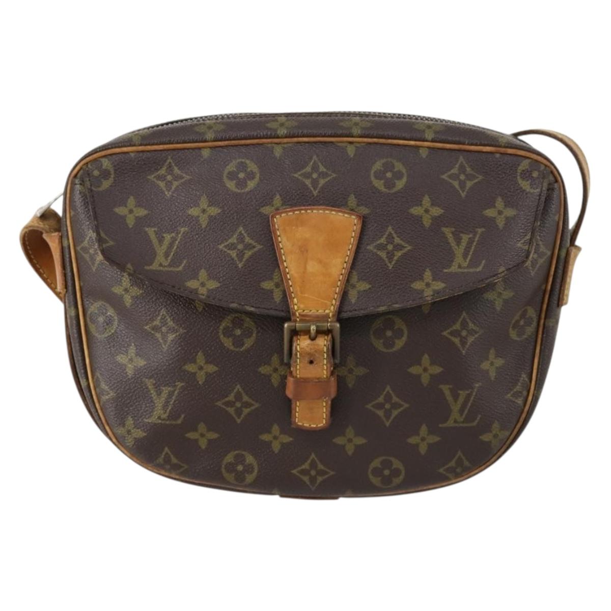 LOUIS VUITTON Monogram Jeune Fille GM Shoulder Bag Vintage M51225 LV Auth BA8298