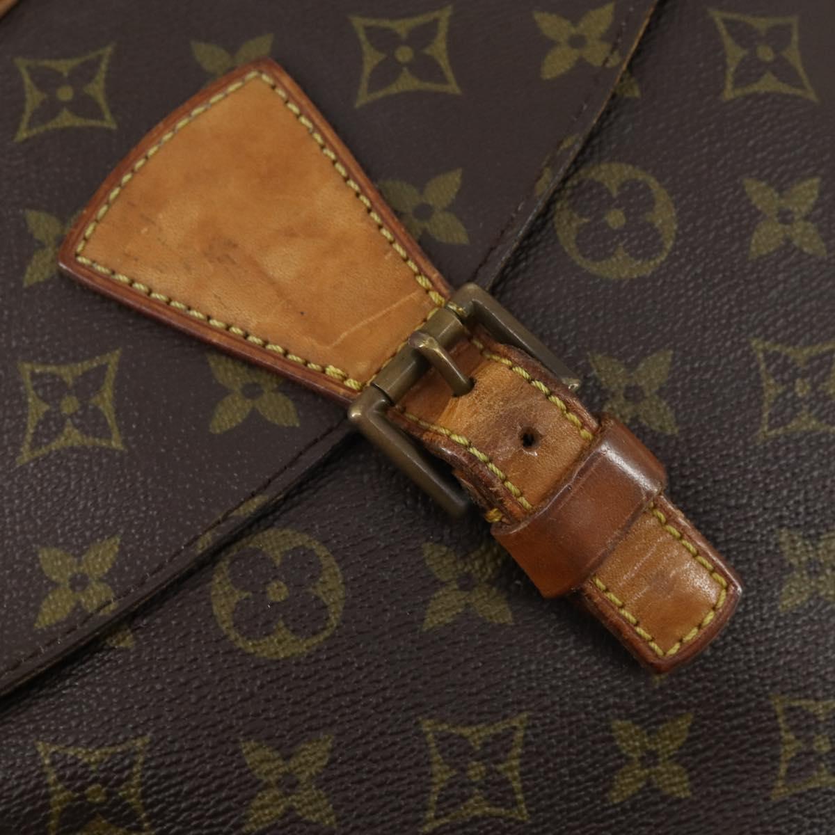 LOUIS VUITTON Monogram Jeune Fille GM Shoulder Bag Vintage M51225 LV Auth BA8298