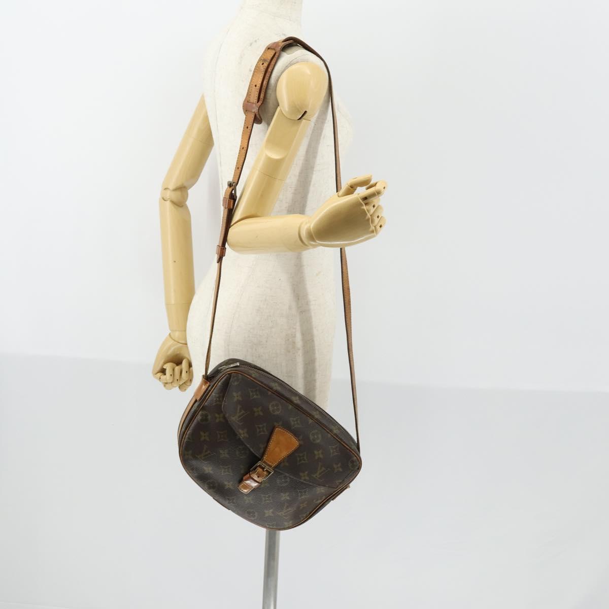 LOUIS VUITTON Monogram Jeune Fille GM Shoulder Bag Vintage M51225 LV Auth BA8298