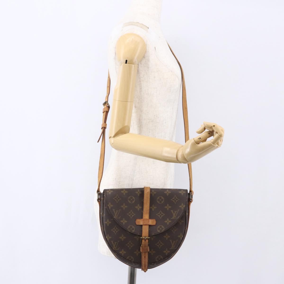 LOUIS VUITTON Monogram Chantilly MM Shoulder Bag M51233 LV Auth BA8301