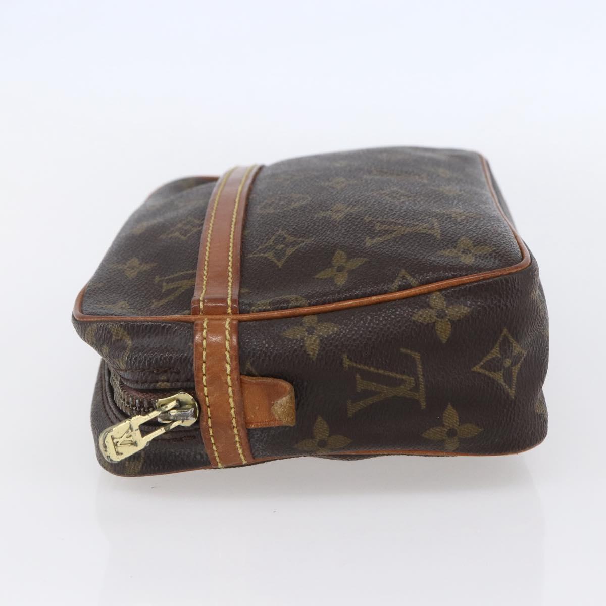 LOUIS VUITTON Monogram Compiegne 23 Clutch Bag M51847 LV Auth BA8306