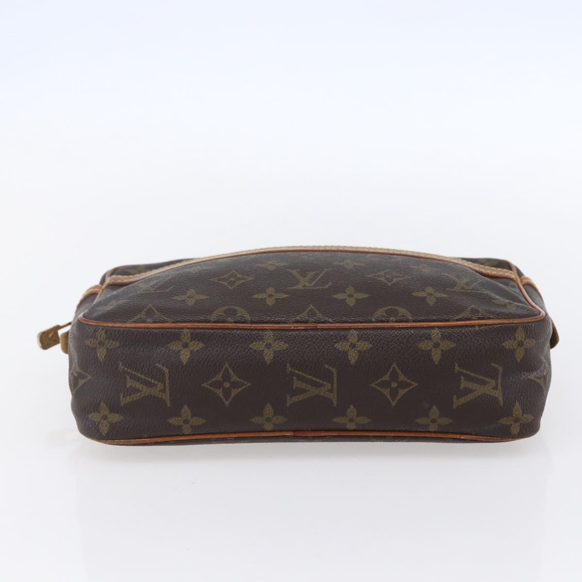 LOUIS VUITTON Monogram Compiegne 23 Clutch Bag M51847 LV Auth BA8306