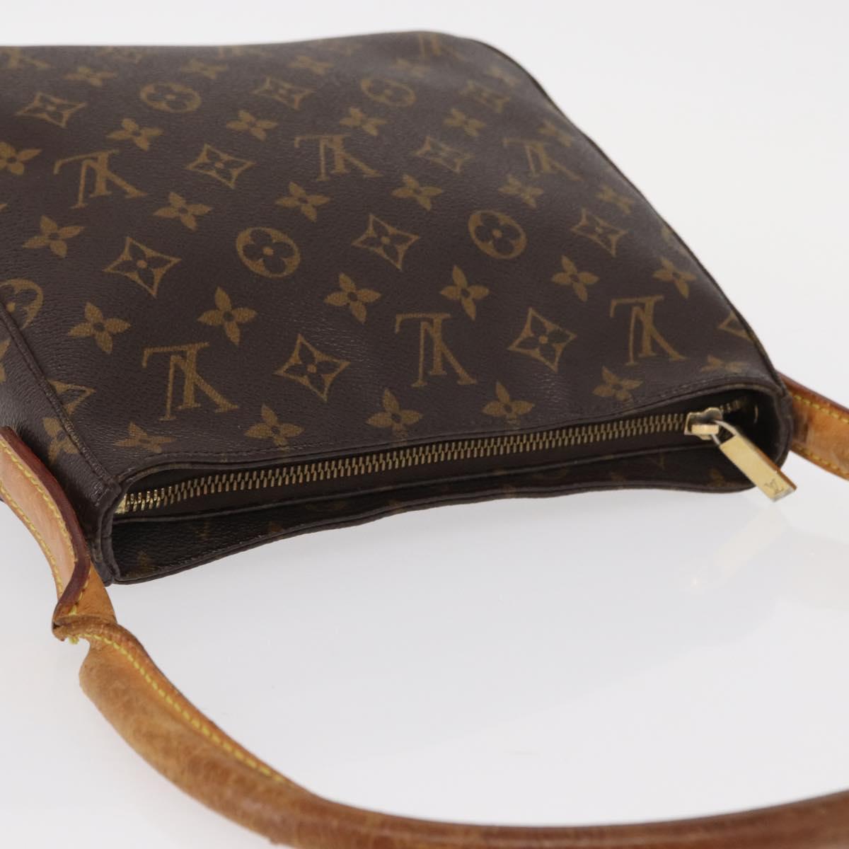 LOUIS VUITTON Monogram Looping MM Shoulder Bag M51146 LV Auth BA8308