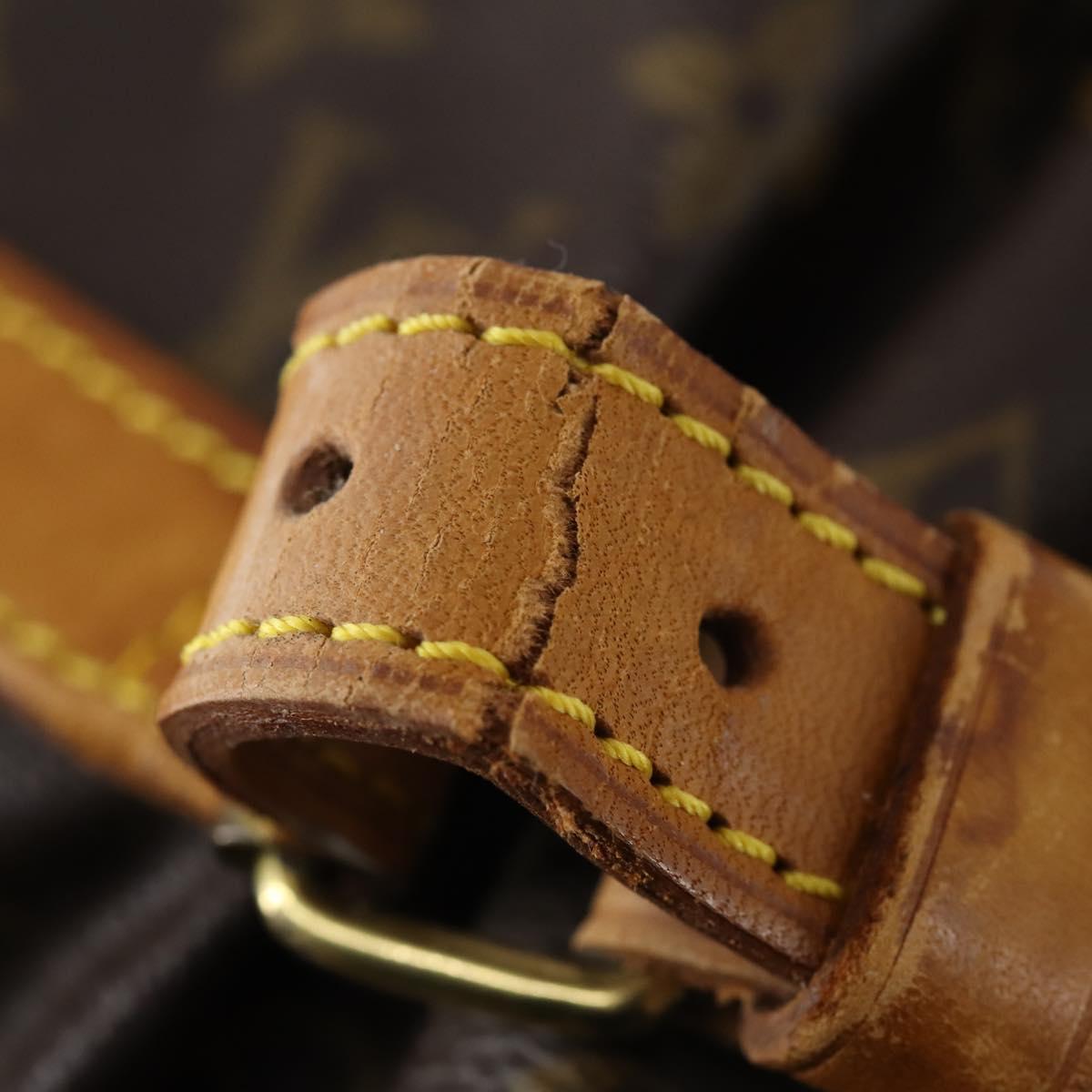 LOUIS VUITTON Monogram Saumur 35 Shoulder Bag M42254 LV Auth BA8314