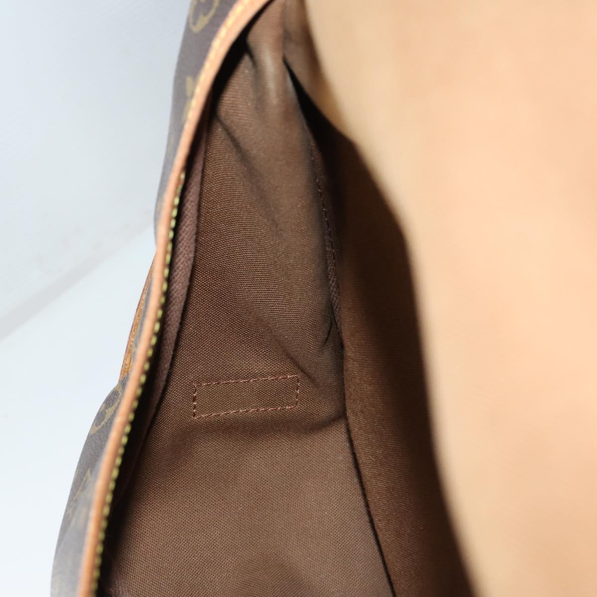 LOUIS VUITTON Monogram Saumur 35 Shoulder Bag M42254 LV Auth BA8314