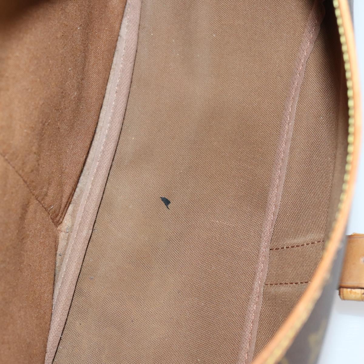 LOUIS VUITTON Monogram Saumur 35 Shoulder Bag M42254 LV Auth BA8314