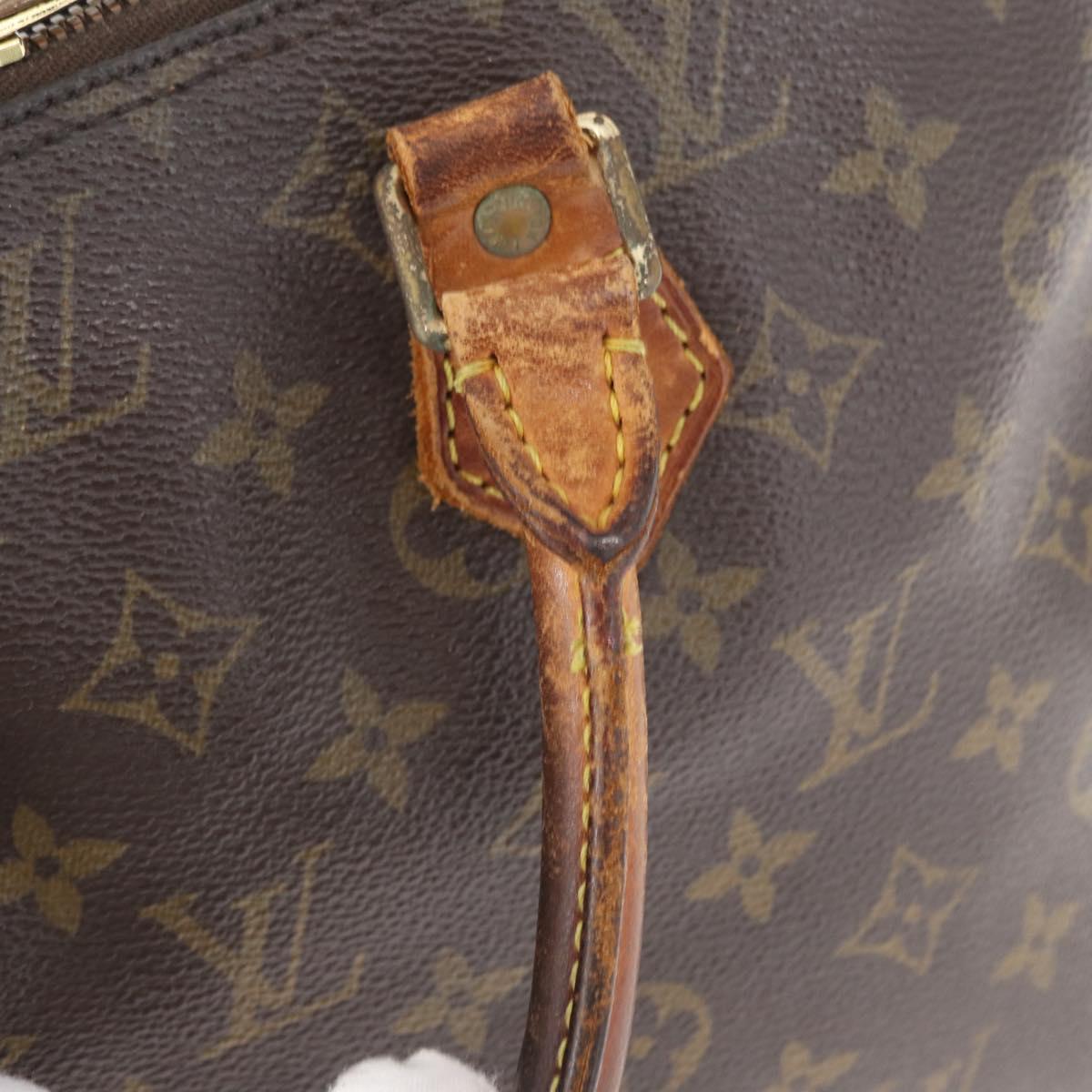 LOUIS VUITTON Monogram Alma Hand Bag M51130 LV Auth BA8320