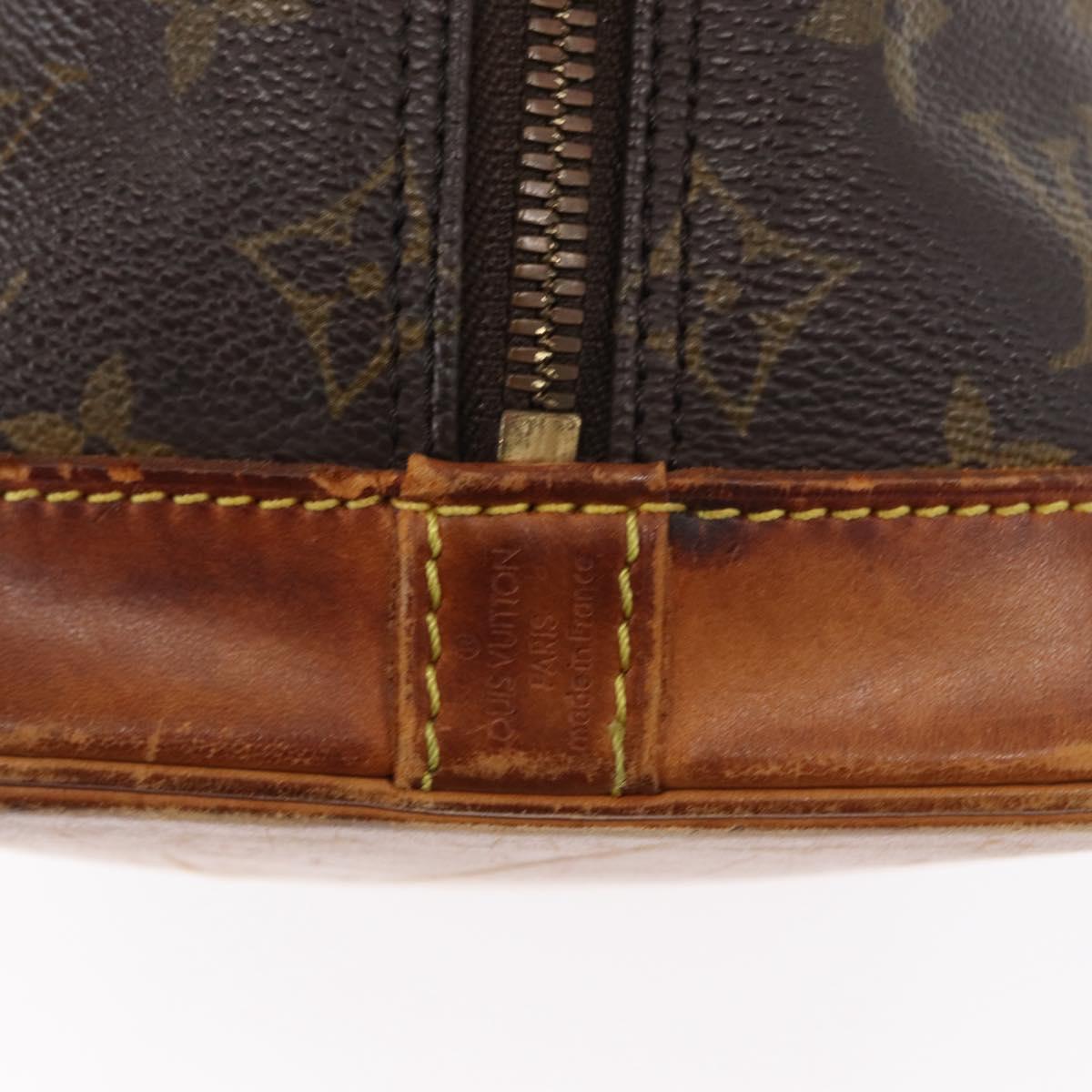 LOUIS VUITTON Monogram Alma Hand Bag M51130 LV Auth BA8320