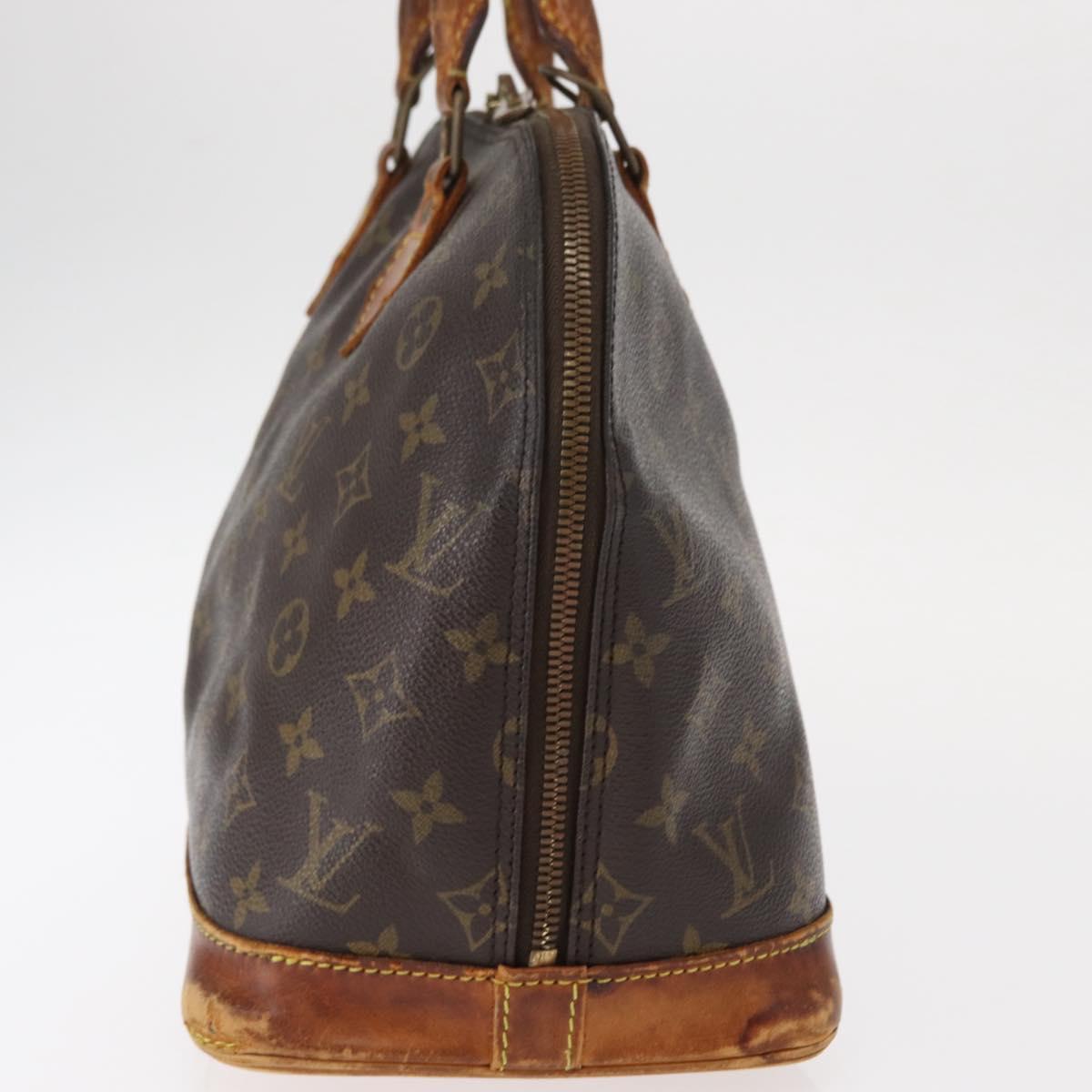 LOUIS VUITTON Monogram Alma Hand Bag M51130 LV Auth BA8320