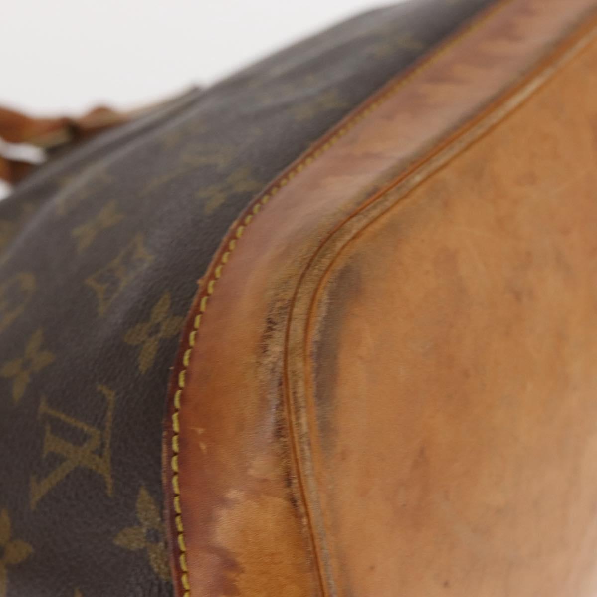 LOUIS VUITTON Monogram Alma Hand Bag M51130 LV Auth BA8321