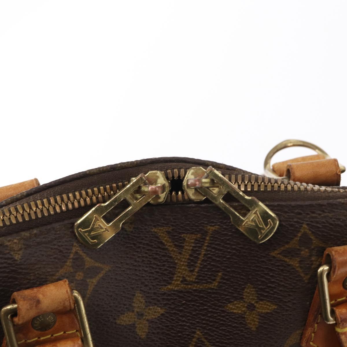 LOUIS VUITTON Monogram Alma Hand Bag M51130 LV Auth BA8321