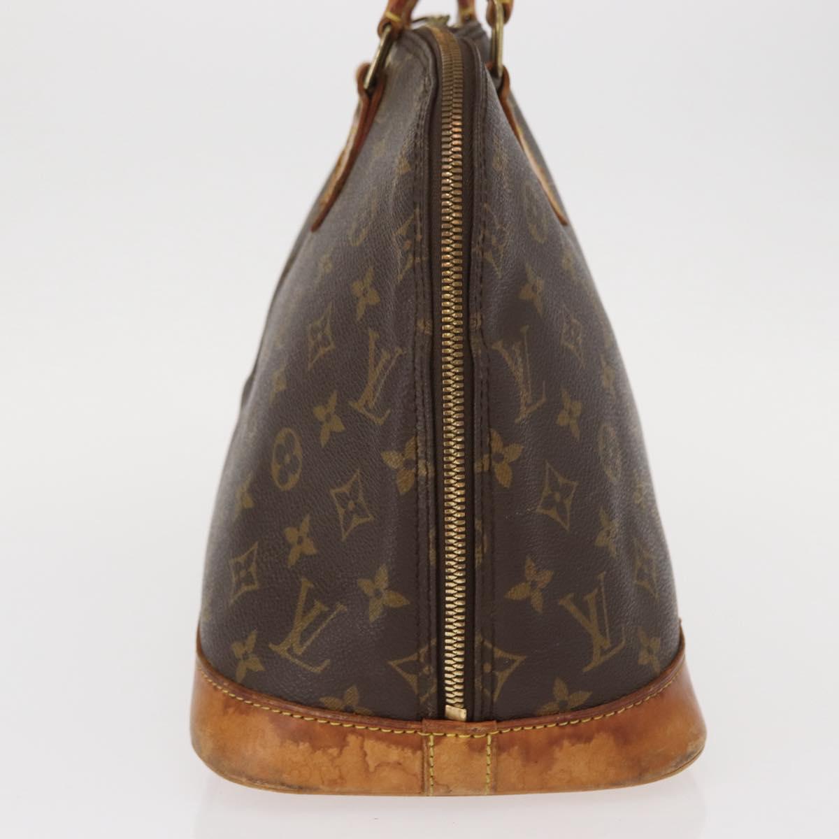 LOUIS VUITTON Monogram Alma Hand Bag M51130 LV Auth BA8321