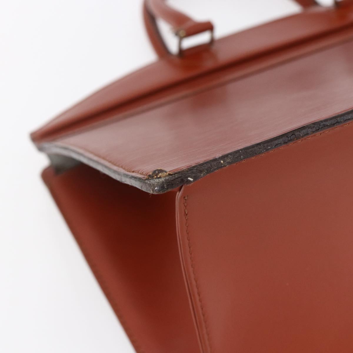 LOUIS VUITTON Epi Riviera Hand Bag Brown M48183 LV Auth BA8323