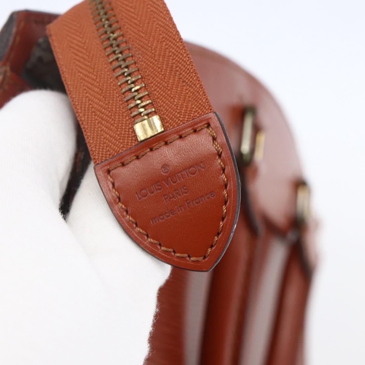 LOUIS VUITTON Epi Riviera Hand Bag Brown M48183 LV Auth BA8323