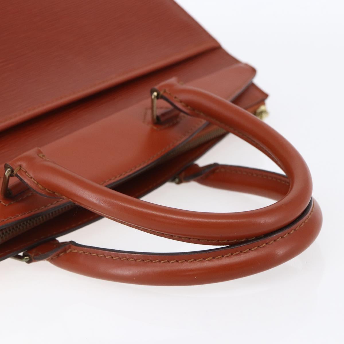 LOUIS VUITTON Epi Riviera Hand Bag Brown M48183 LV Auth BA8323