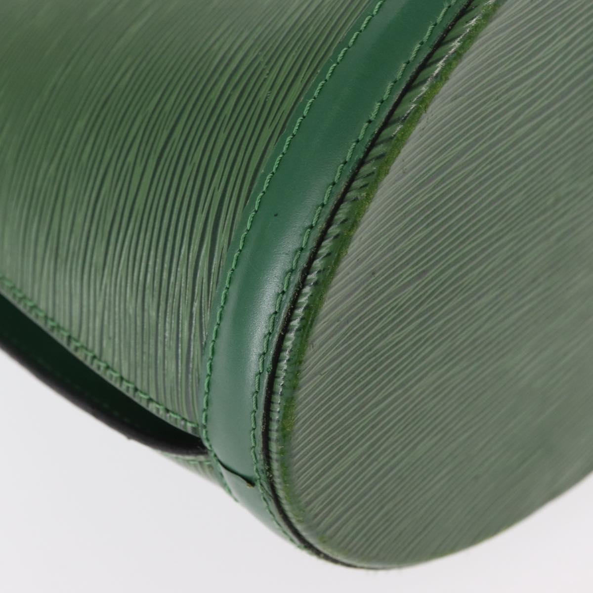 LOUIS VUITTON Epi Cluny Shoulder Bag Green M52254 LV Auth BA8326