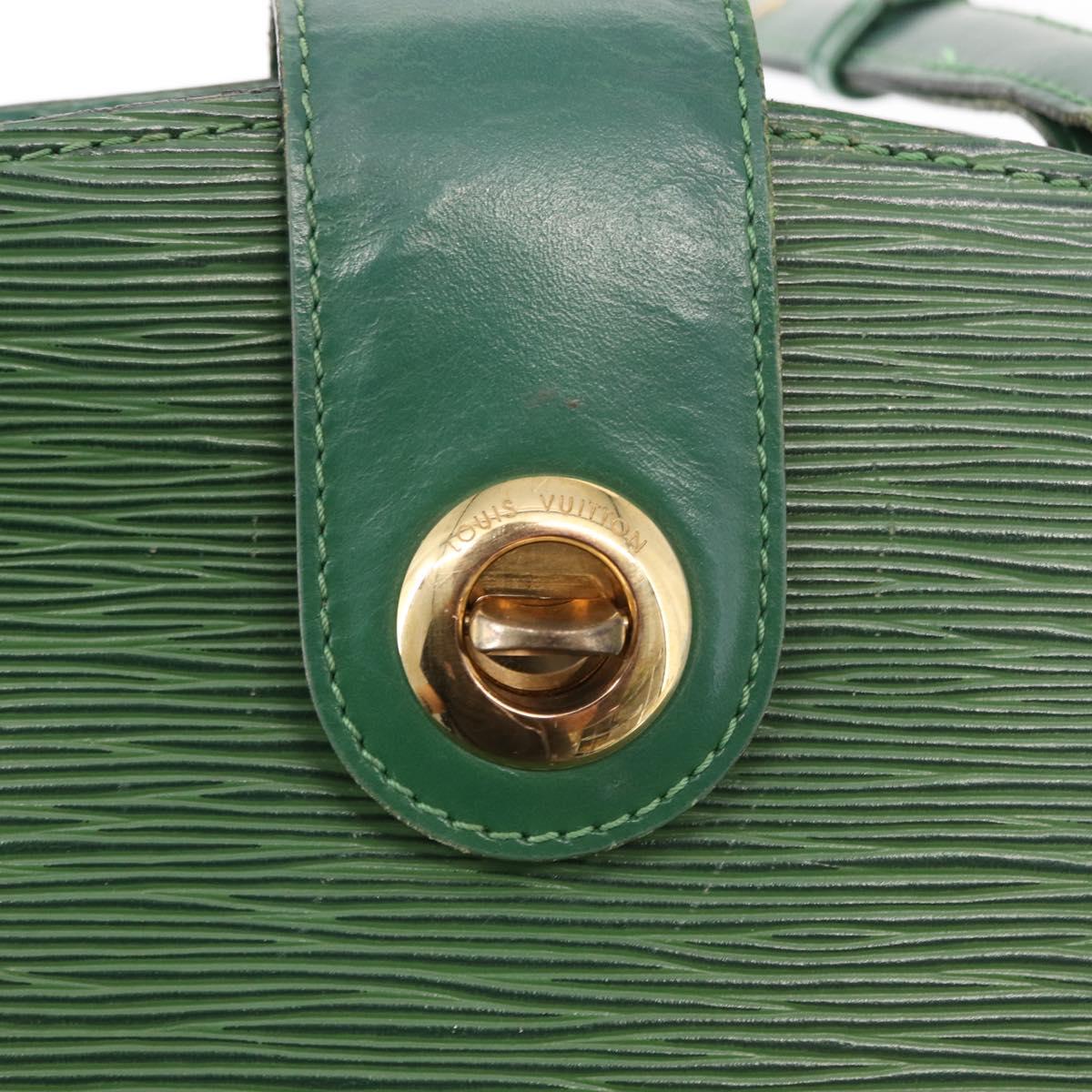 LOUIS VUITTON Epi Cluny Shoulder Bag Green M52254 LV Auth BA8326